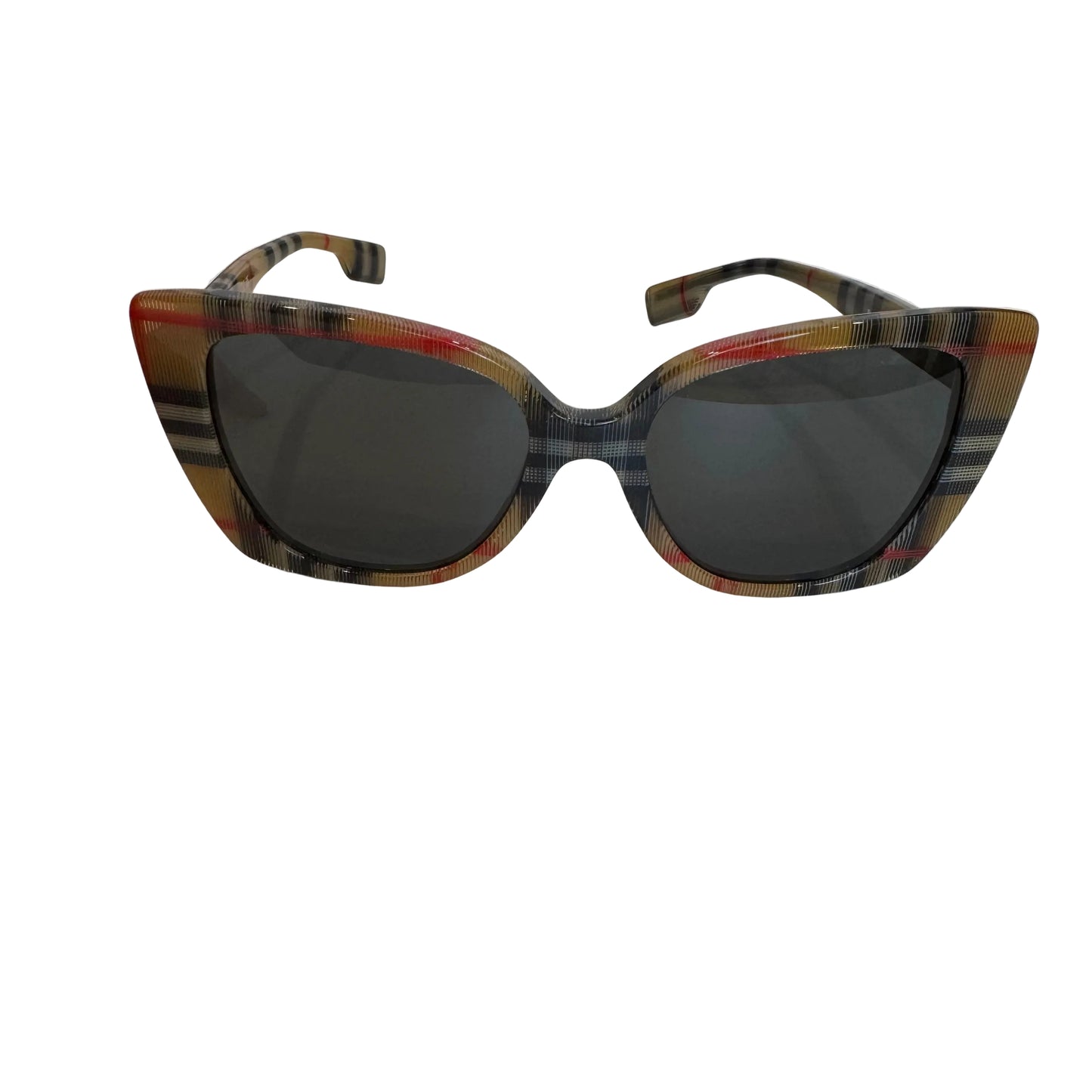 Pre-Owned Burberry Vintage Check Cateye Sunglasses BUR.A.1019