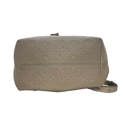 Pre-Owned Louis Vuitton Montsouris Empreinte Leather Backpack (Turtle Dove) LOU.B.1099