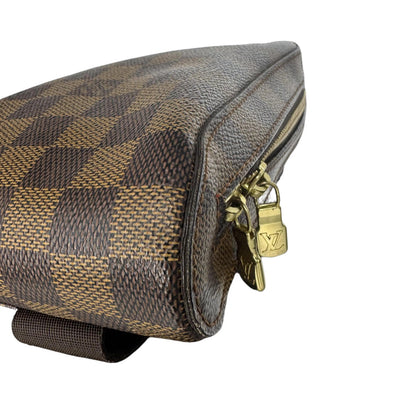 Pre-Owned Louis Vuitton Geronimos Damier Ebene Coated Canvas Belt Bag LOU.B.1177