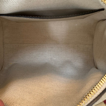 Pre-Owned Gucci Ophidia Small GG Supreme & Leather Boston Bag w/ Strap