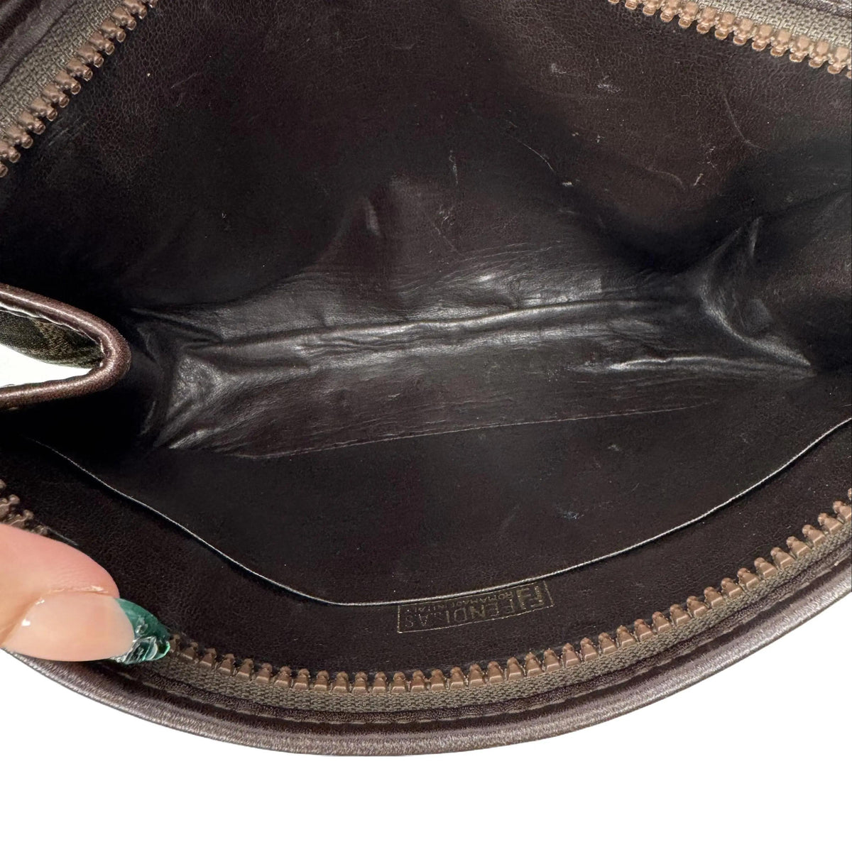 Pre-Owned Fendi Vintage Zucca Canvas Clutch FEN.B.1006