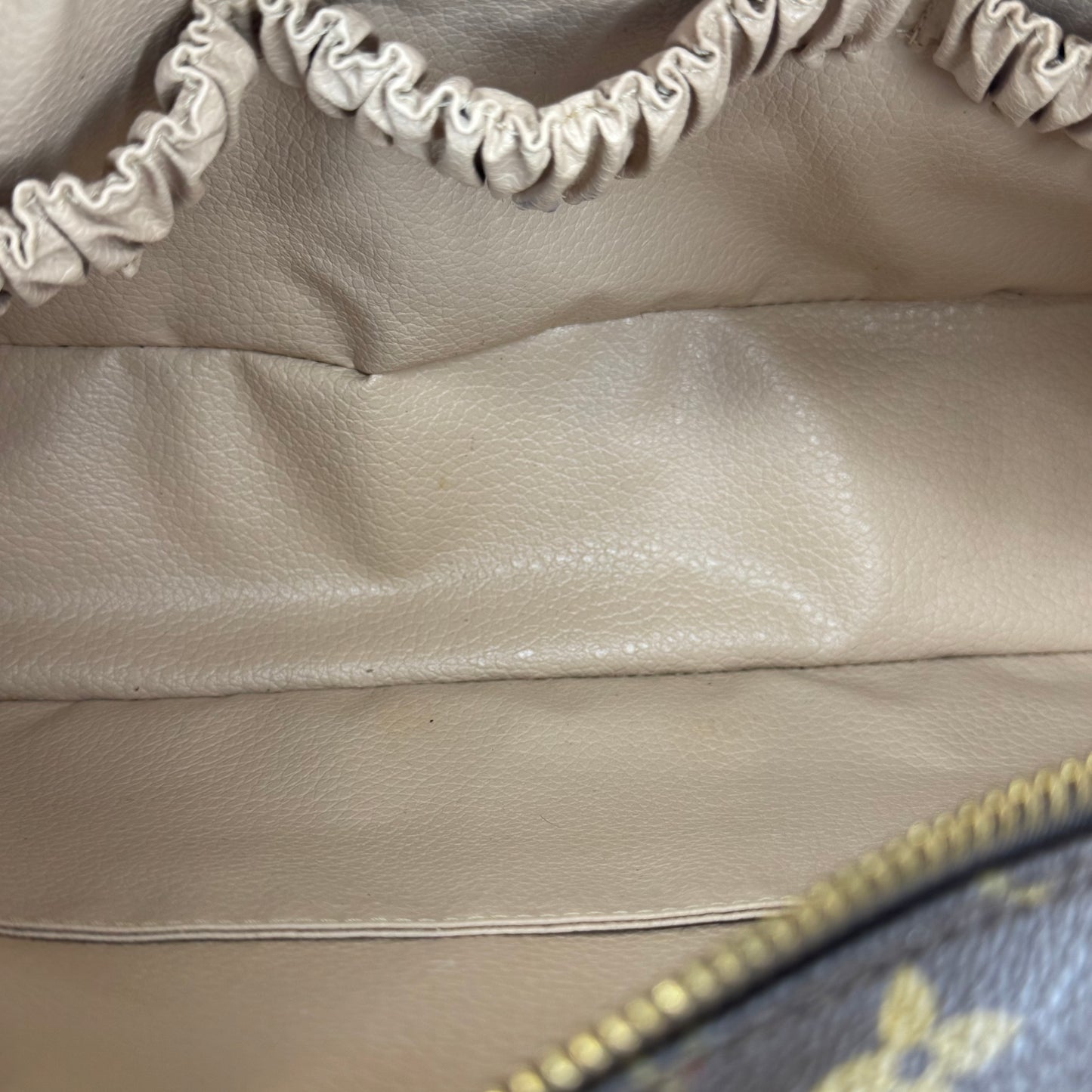 Pre-Owned Louis Vuitton Trousse 28 Monogram Vintage Makeup Pouch 1986 LOU.T.1043