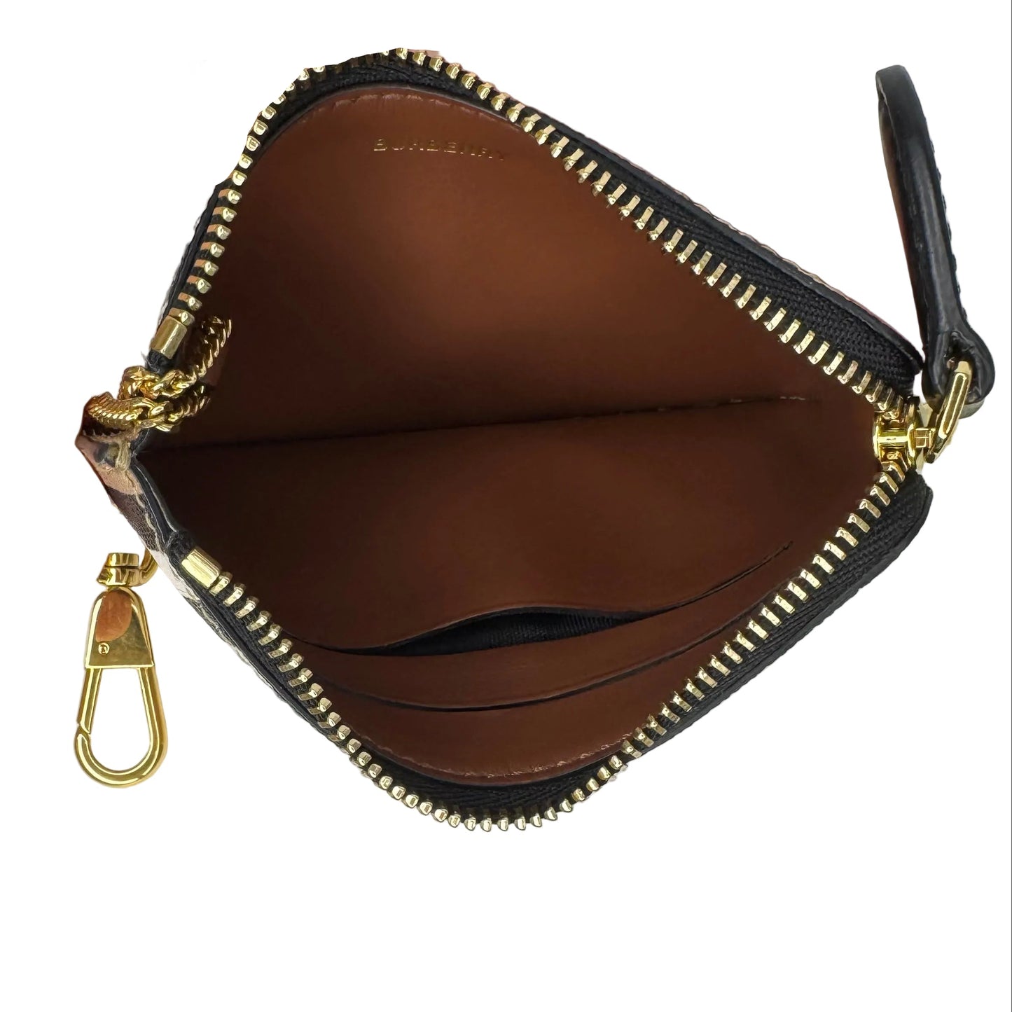 Pre-Owned Burberry Nova Check Coin Case & Key Holder Coated Canvas BUR.S.1011
