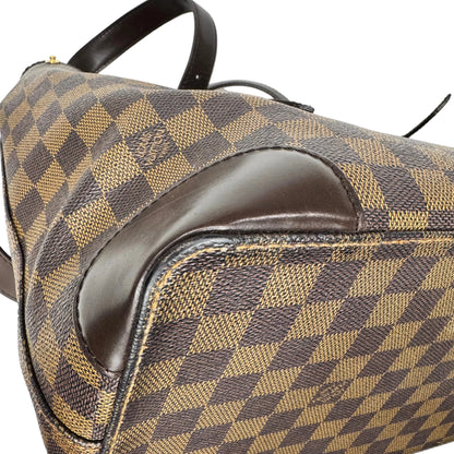 Pre-Owned Louis Vuitton Hampstead MM Damier Ebene Coated Canvas Tote LOU.B.1165