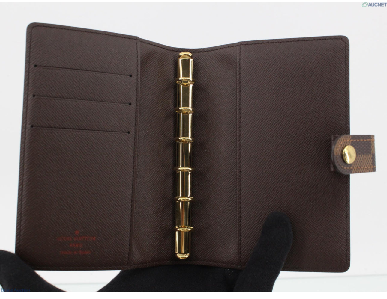 Pre-Owned Louis Vuitton Agenda Small Damier Ebene Coated Canvas LOU.S.1123