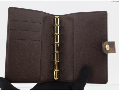 Pre-Owned Louis Vuitton Agenda Small Damier Ebene Coated Canvas LOU.S.1123
