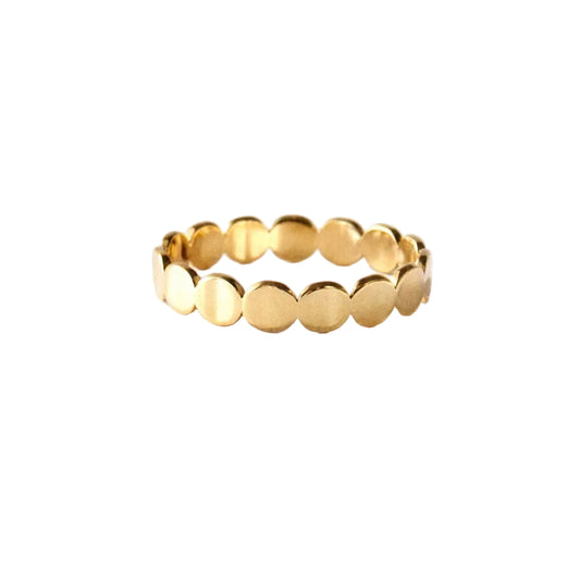 Fashion Circle Band Stack Ring Size 7.5