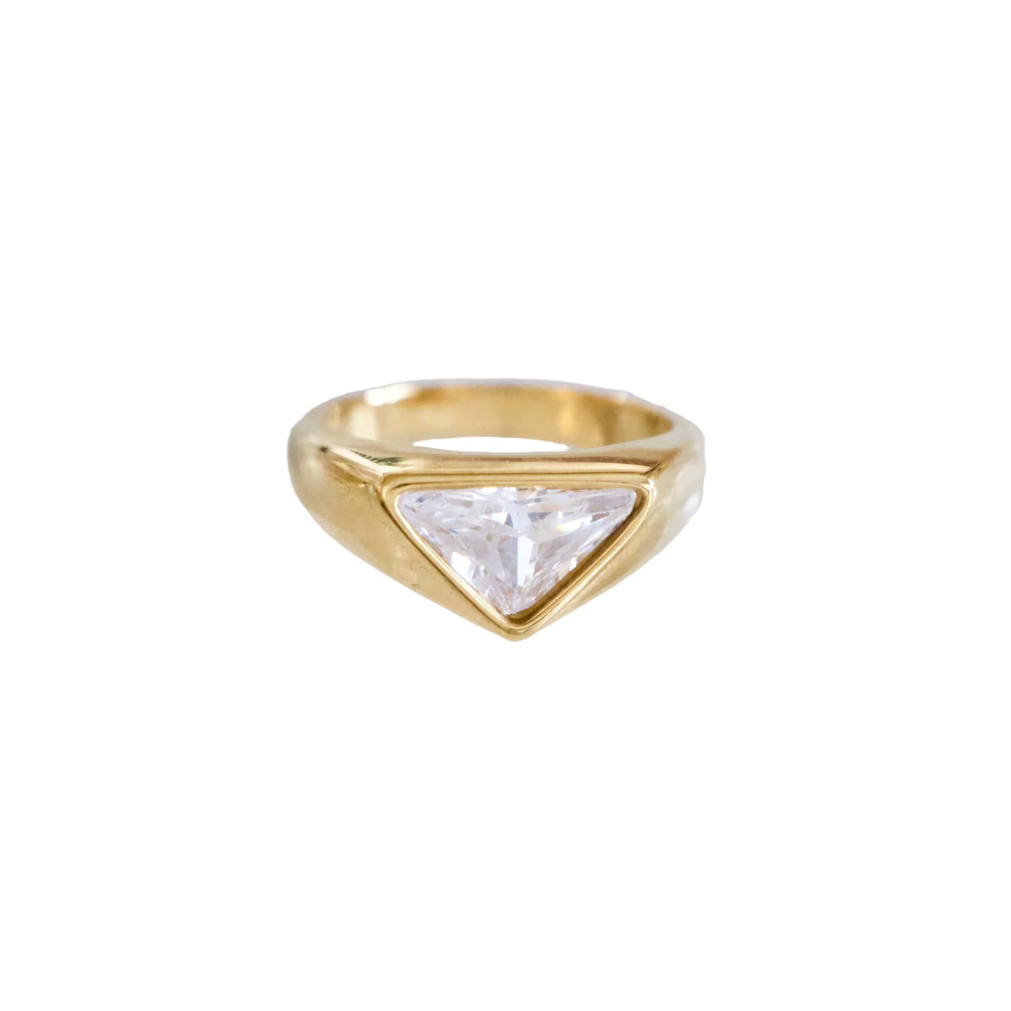Fashion Triangle Ring Hypoallergenic & Waterproof