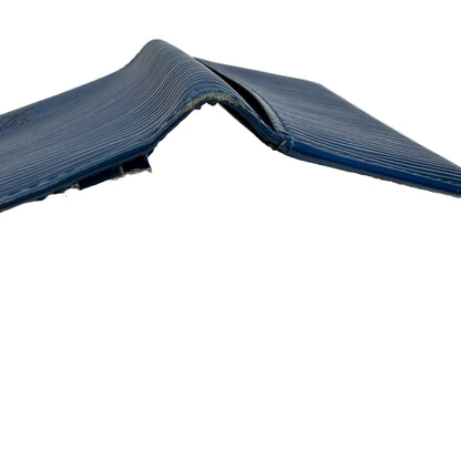 Pre-Owned Louis Vuitton Pocket Organizer Epi Leather Card Holder (Toledo Blue) LOU.S.1182