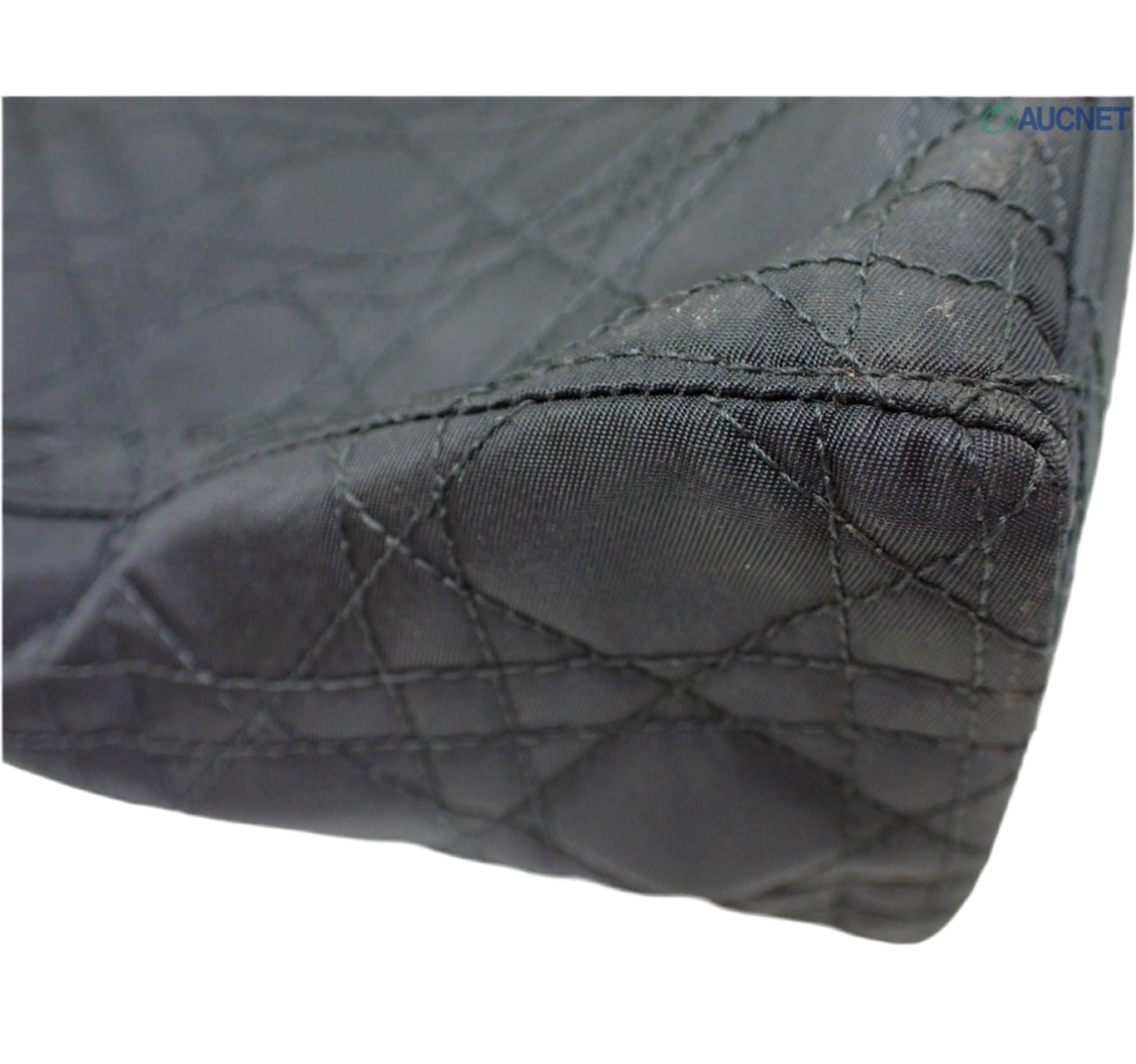 Pre-Owned Dior Lady Dior Large Nylon Top Handle Bag