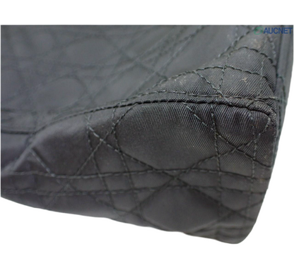 Pre-Owned Dior Lady Dior Large Nylon Top Handle Bag