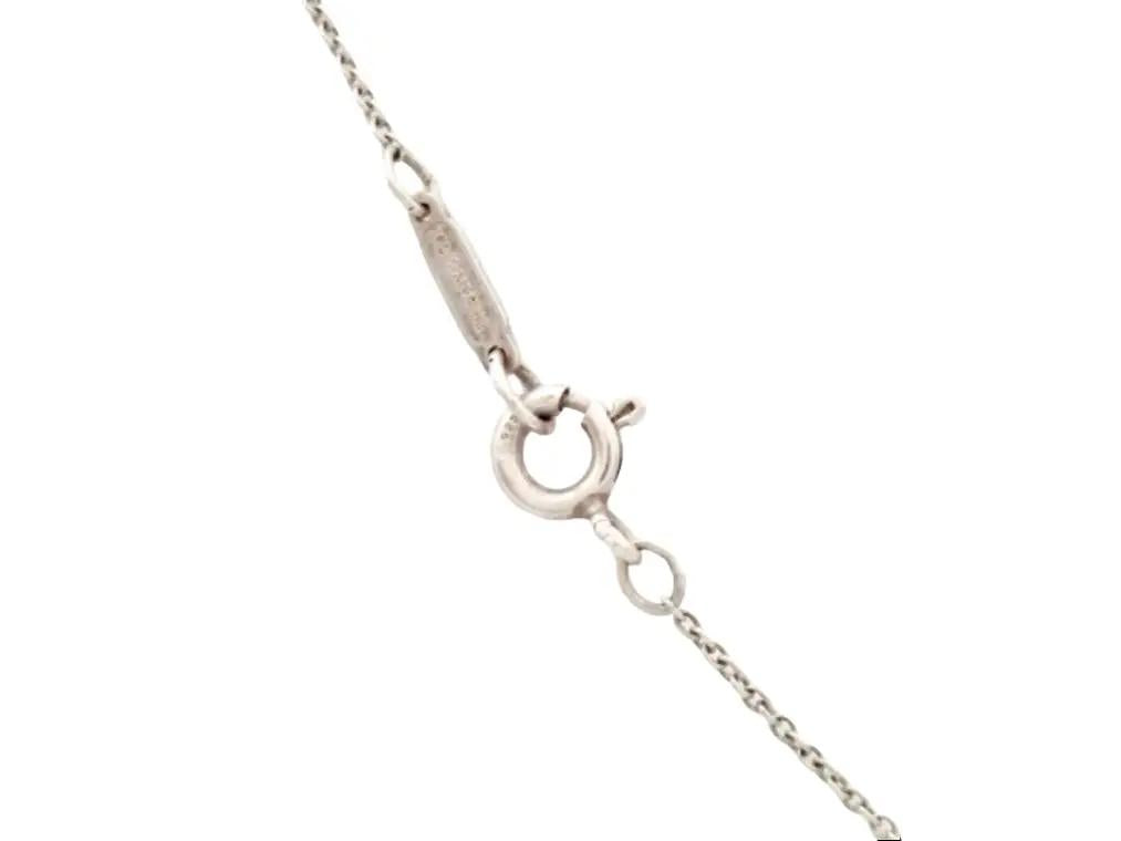 Pre-Owned Tiffany & Co Sterling Silver Paloma Picasso Kiss X Necklace TIF.J.1004