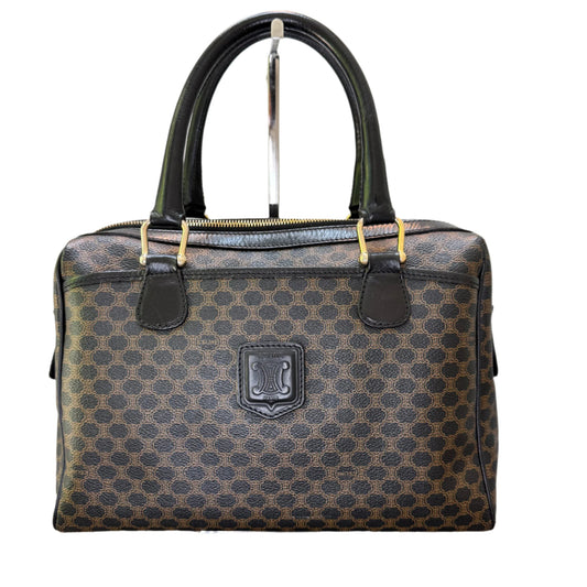 Pre-Owned Celine Macadamia Coated Canvas Top Handle