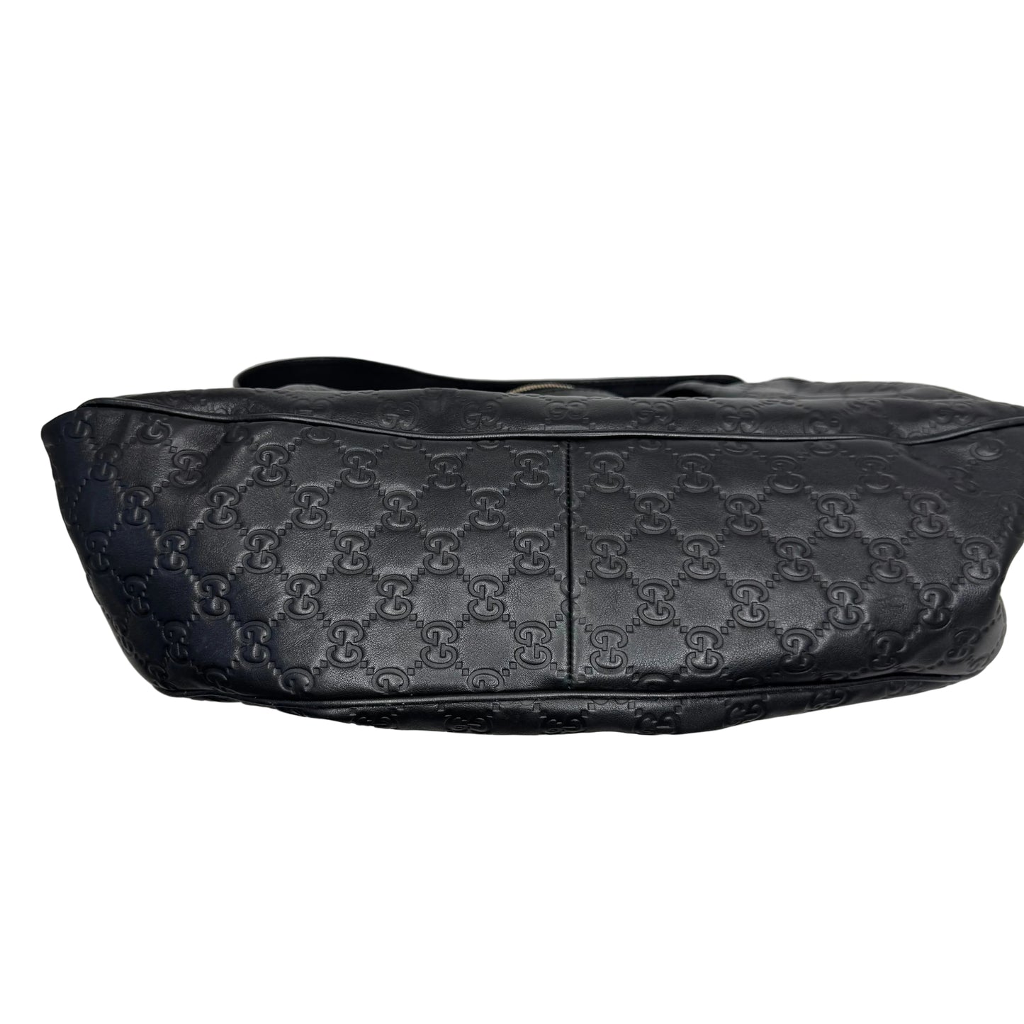 Pre-Owned Gucci Sukey Leather Guccissima Hobo(Black) GUC.B.1084