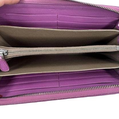 Pre-Owned Bottega Veneta Intrecciato Zippy Wallet (Purple) BOT.S.1003