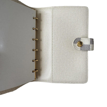 Pre-owned Louis Vuitton Small Day Agenda Damier Azur LOU.S.1284