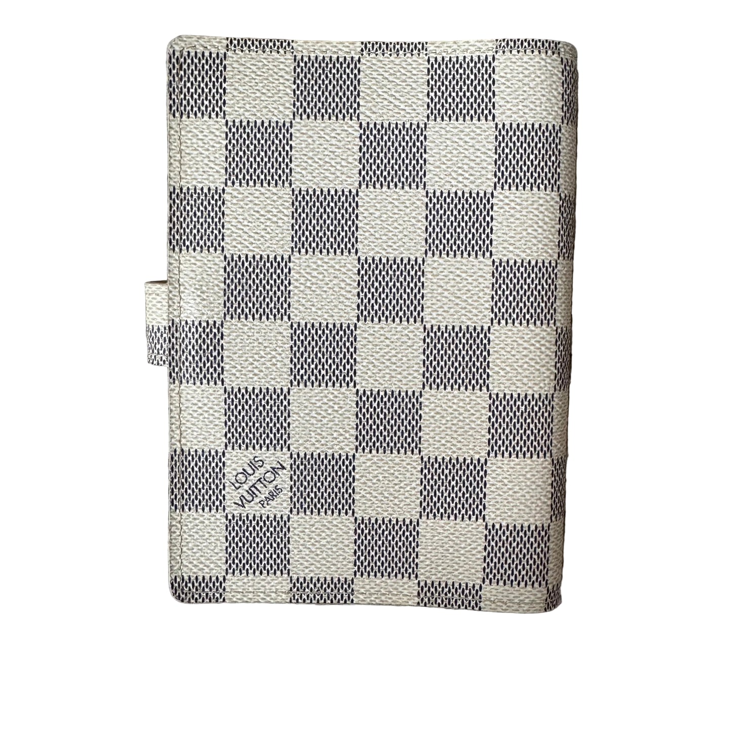 Pre-owned Louis Vuitton Small Day Agenda Damier Azur LOU.S.1284