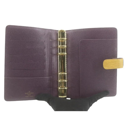 Pre-Owned Louis Vuitton Medium Agenda Epi Leather (Yellow) LOU.S.1267