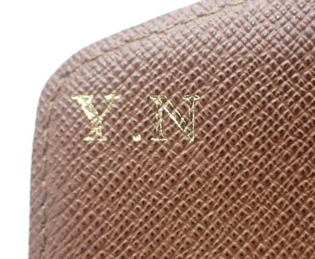 Pre-Owned Louis Vuitton Sarah Monogram Classic Long Wallet w Initials LOU.S.1150