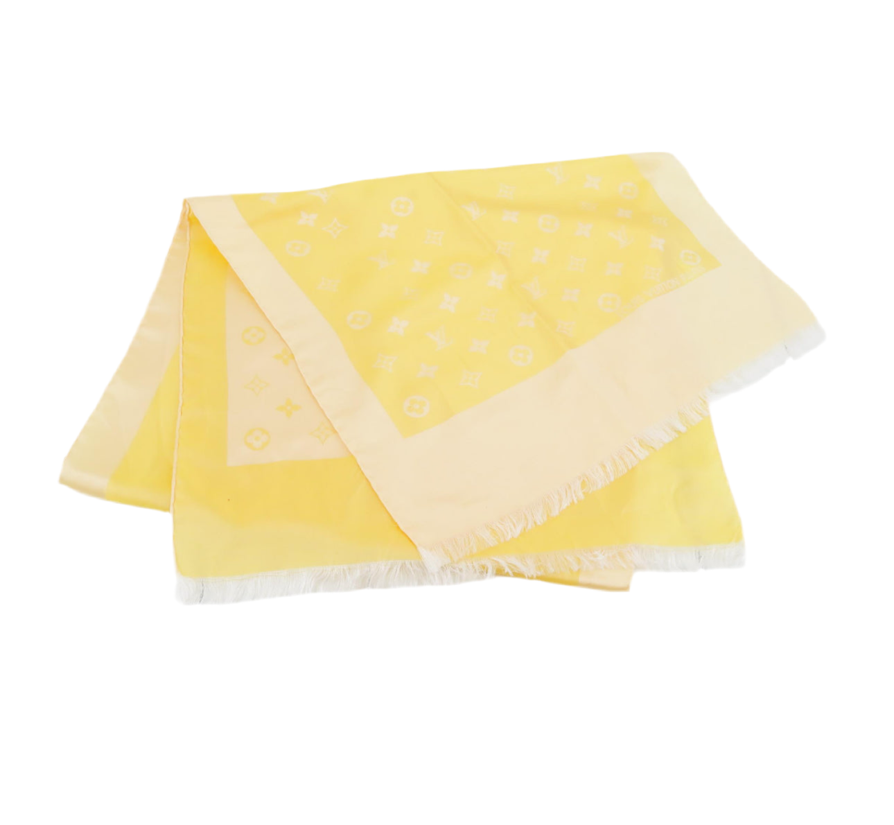Pre-Owned Louis Vuitton Monogram Scarf (Yellow)