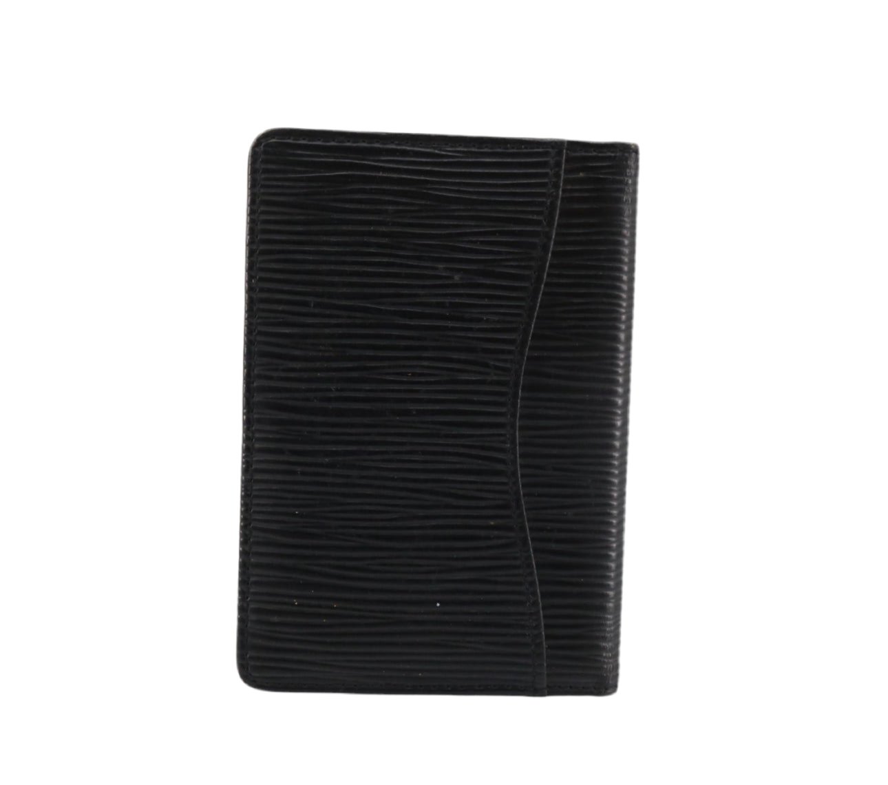 Pre-Owned Louis Vuitton Pocket Organizer Epi Leather Card Holder (Black) LOU.S.1110
