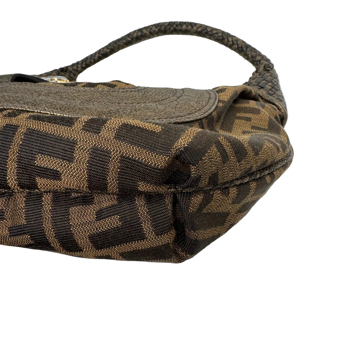 Pre-Owned Fendi Vintage Spy Canvas Hobo FEN.B.1005