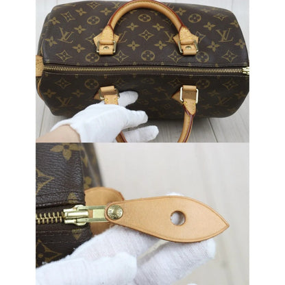 Pre-Owned Louis Vuitton Speedy 30 Monogram Coated Canvas Top Handle LOU.B.1084