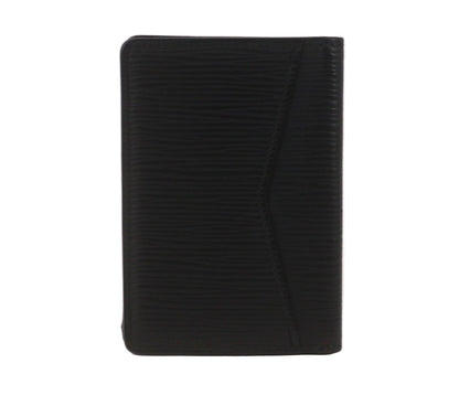 Pre-Owned Louis Vuitton Pocket Organizer Epi Leather Card Holder (Black) LOU.S.1125