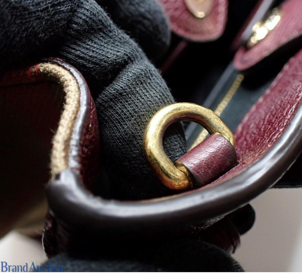 Pre-Owned Burberry Banner Mini Leather Shoulder Bag BUR.B.1019