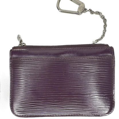 Pre-Owned Louis Vuitton Pochette Cle Small Epi Leather (Purple) LOU.S.1292