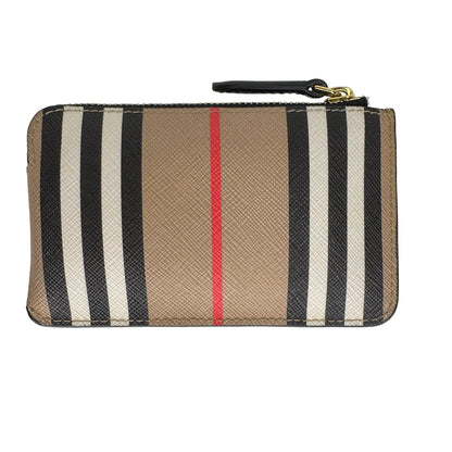 Pre-Owned Burberry Nova Check Coin Case & Key Holder Coated Canvas BUR.S.1011