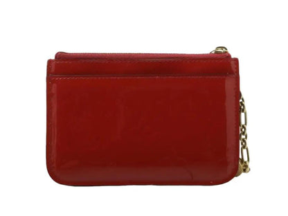 Pre-Owned Louis Vuitton Pochette Cle Small Vernis Leather (Dark Pink) LOU.S.1279