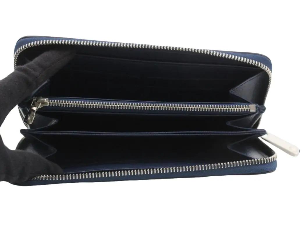 Pre-Owned Louis Vuitton Zippy Long Epi Leather Wallet (Blue) LOU.S.1268