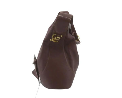 Pre-Owned Loewe Nappa Leather Shoulder Bag (Burgundy) LOE.B.1010