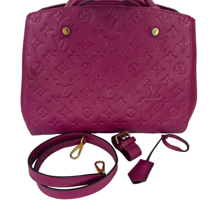 Pre-Owned Louis Vuitton Montaigne MM Empreinte Shoulder Bag  LOU.B.1171