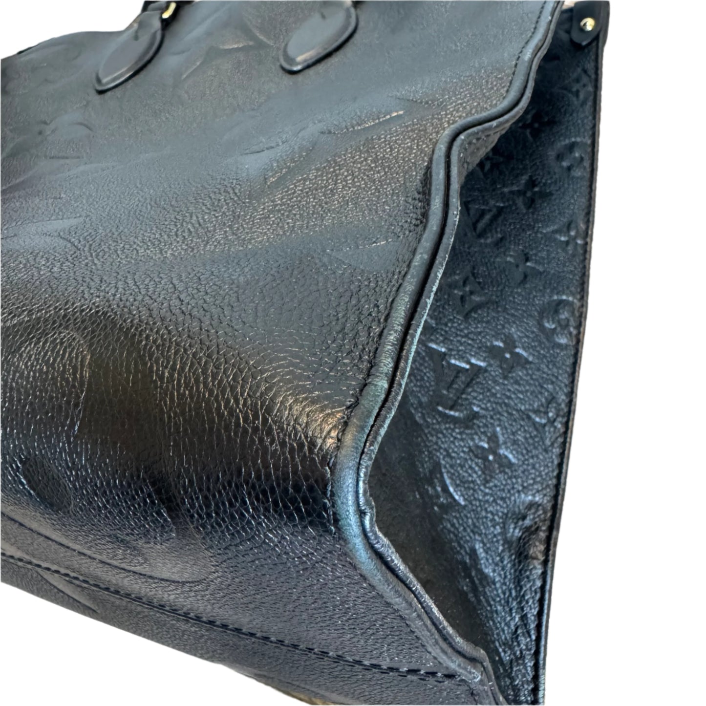 Pre-Owned Louis Vuitton OnTheGo GM Empreinte Leather Tote (Black)