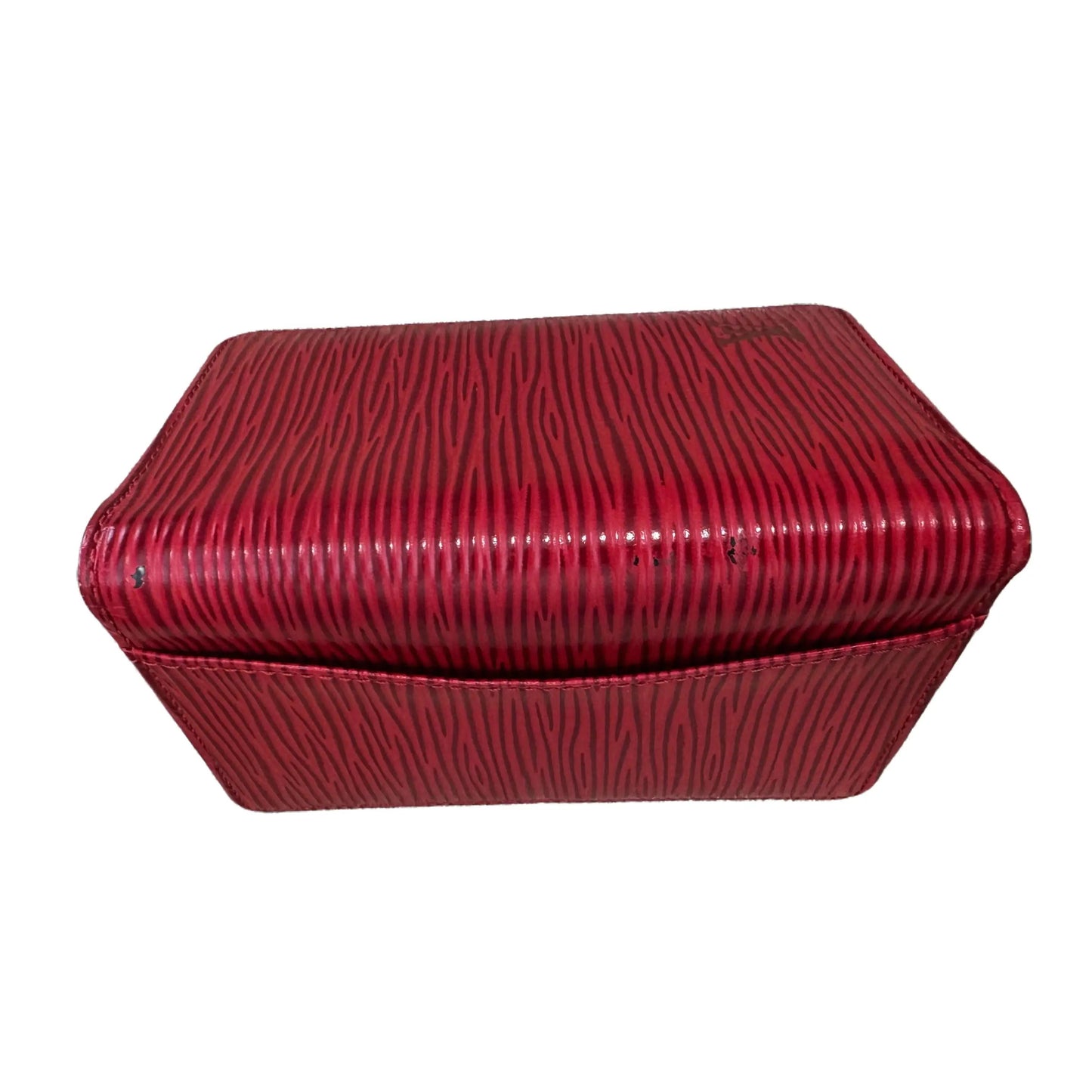 Pre-Owned Louis Vuitton Pocket Organizer Epi Leather Card Holder (Red) LOU.S.1246