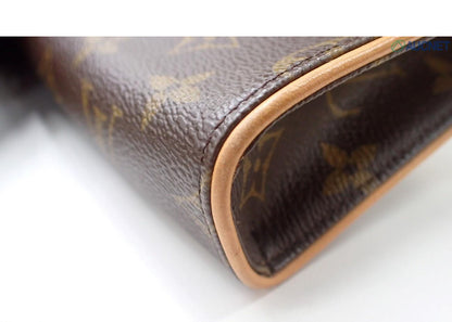 Pre-Owned Louis Vuitton Pochette Florentine PM Monogram Canvas Belt Bag LOU.B.1086 no belt