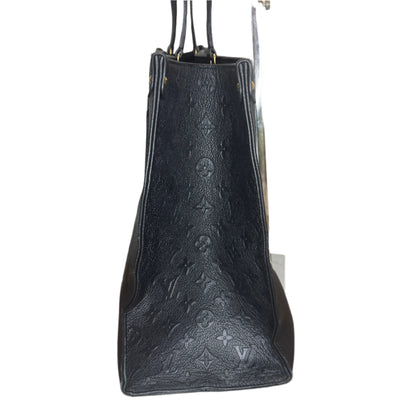 Pre-Owned Louis Vuitton OnTheGo GM Empreinte Leather Tote (Black)