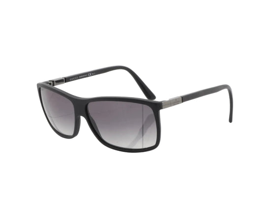 Pre-Owned Gucci Rectangle Sunglasses (Gray Lenses) GUC.A.1014