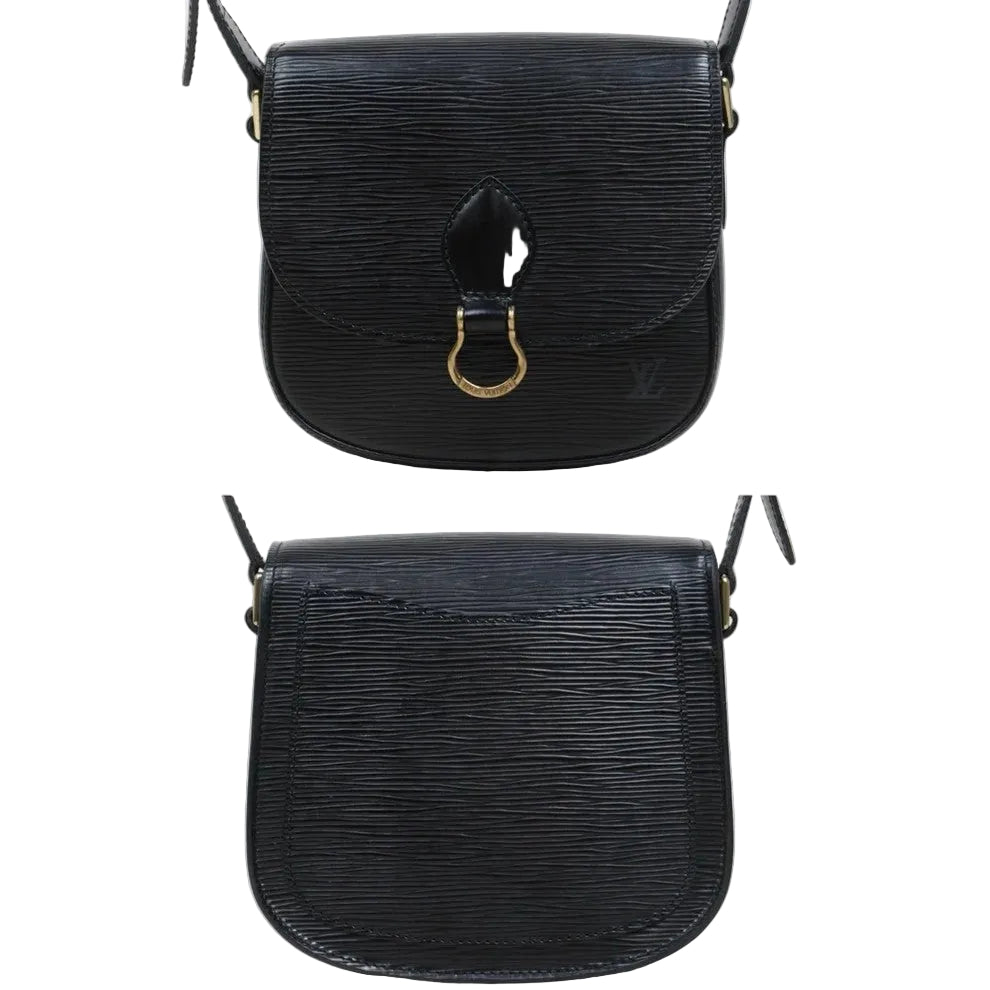 Pre-Owned Louis Vuitton Vintage Saint Cloud PM Epi Leather Crossbody (Black) LOU.B.1131