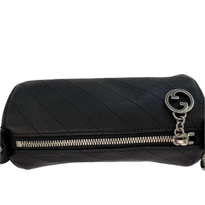 Pre-Owned Gucci Blondie Small Barrel Leather Shoulder Bag