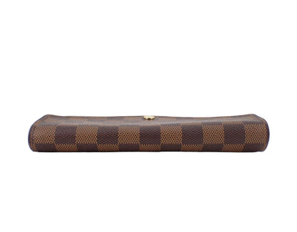 Pre-Owned Louis Vuitton Sarah Damier Ebene Long Wallet LOU.S.1151