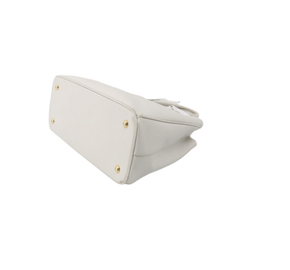 Pre-Owned Prada Galleria Saffiano Leather Shoulder Bag (Cream)