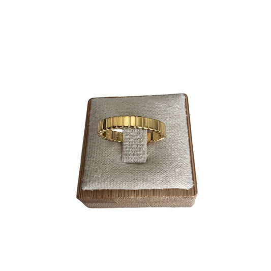 Fashion Fluted Band Stack Ring
