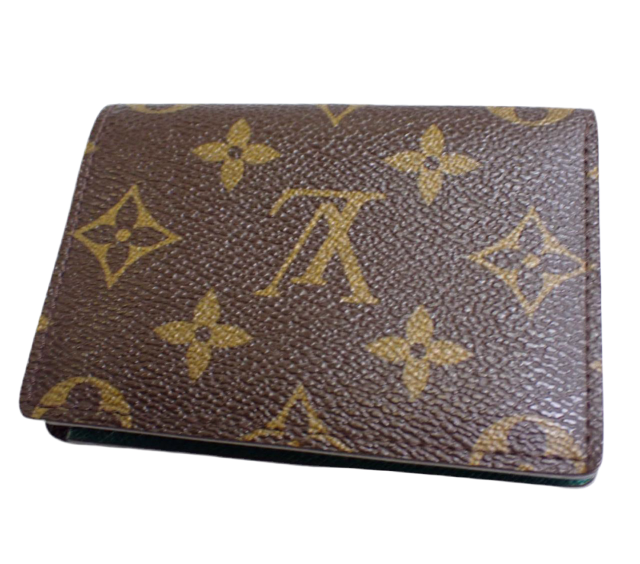 Pre-Owned Louis Vuitton Marie Compact Monogram & Vert Wallet LOU.S.1063