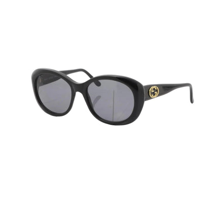 Pre-Owned Gucci Rounded Sunglasses (Gold GG) GUC.A.1015