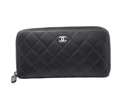 Pre-Owned Chanel Classic Lambskin Leather Long Wallet CHA.S.1020