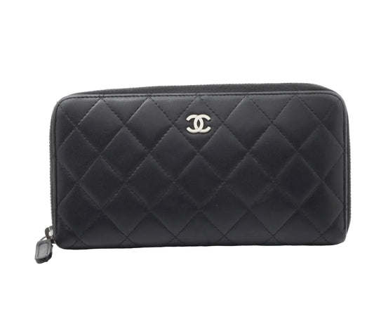 Pre-Owned Chanel Classic Lambskin Leather Long Wallet CHA.S.1020