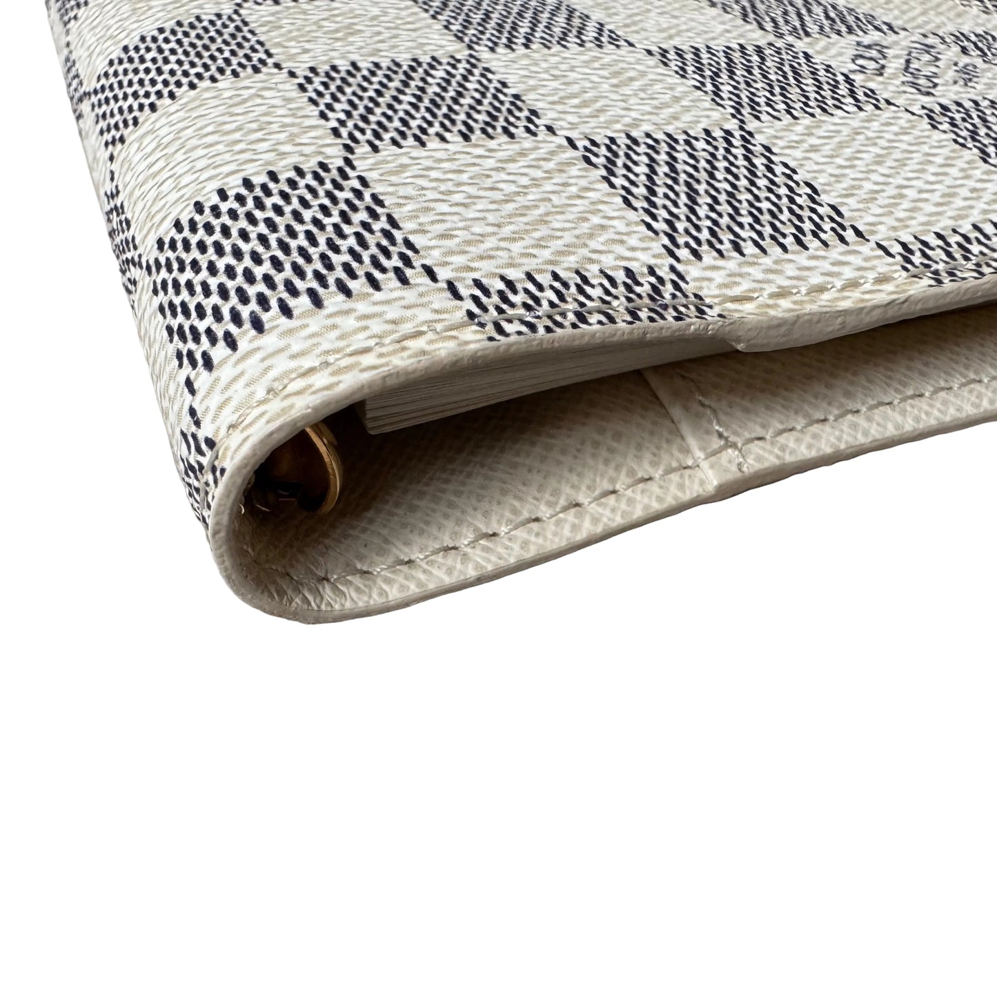 Pre-owned Louis Vuitton Small Day Agenda Damier Azur LOU.S.1284